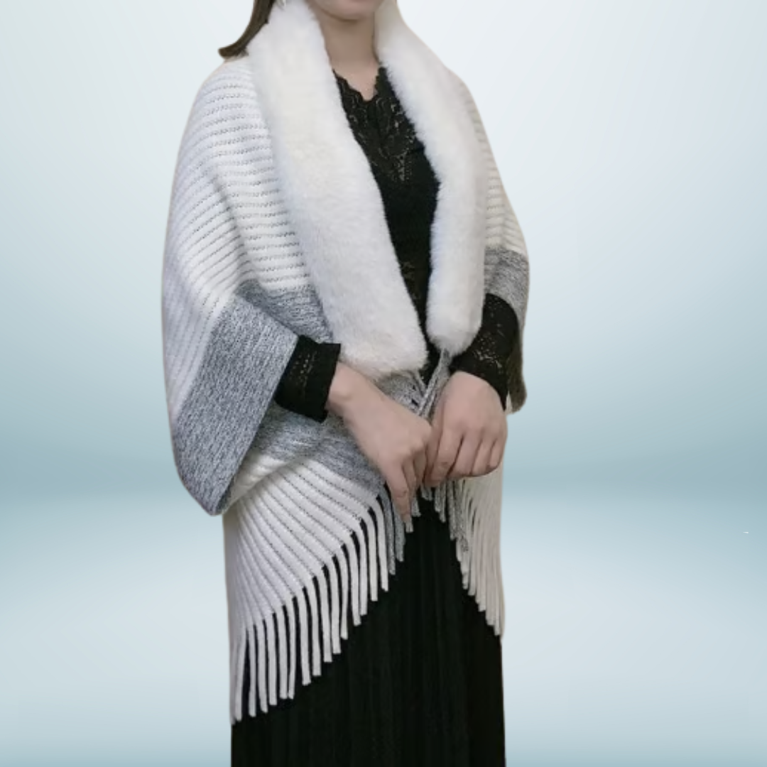 MARIA | Winter knitted shawl