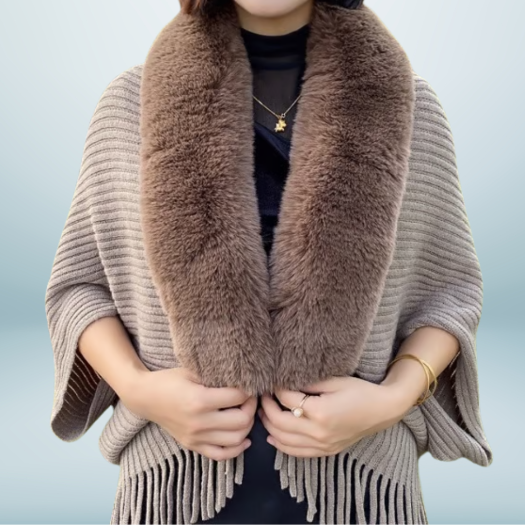 MARIA | Winter knitted shawl