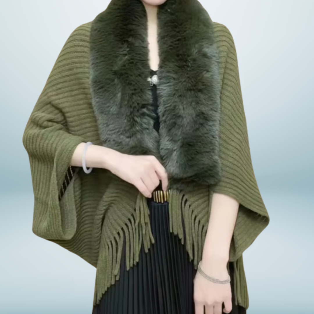MARIA | Winter knitted shawl