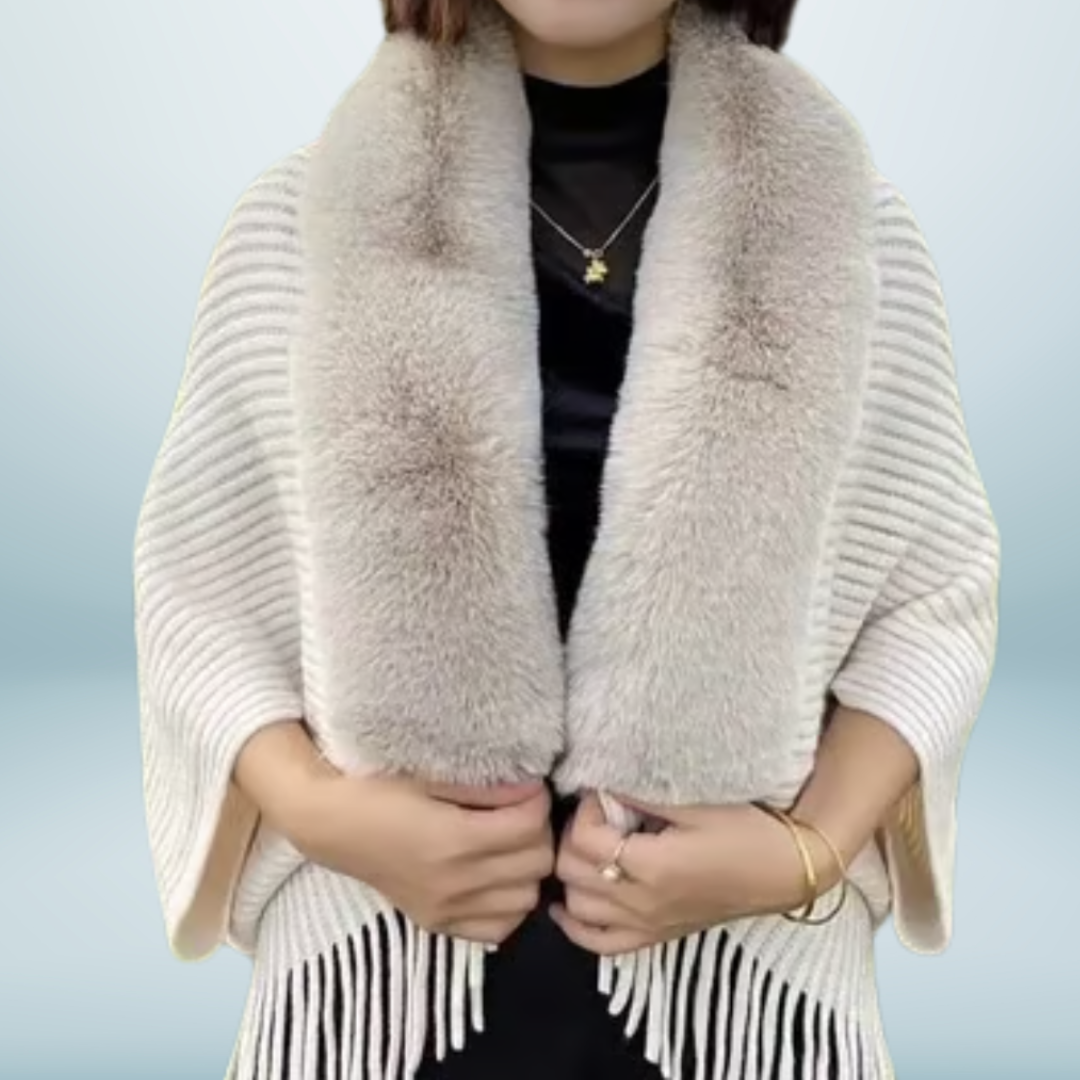 MARIA | Winter knitted shawl