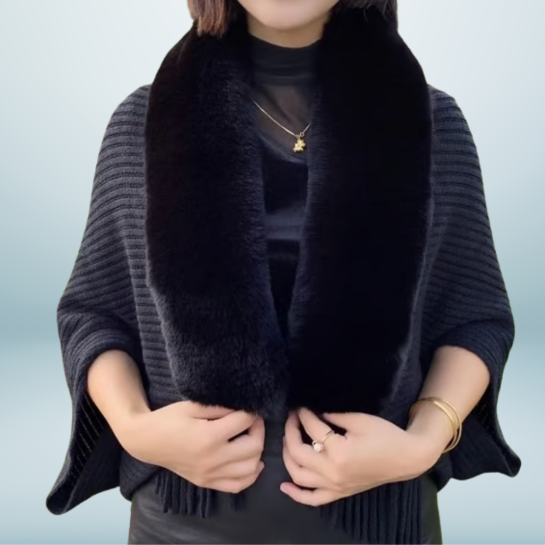 MARIA | Winter knitted shawl