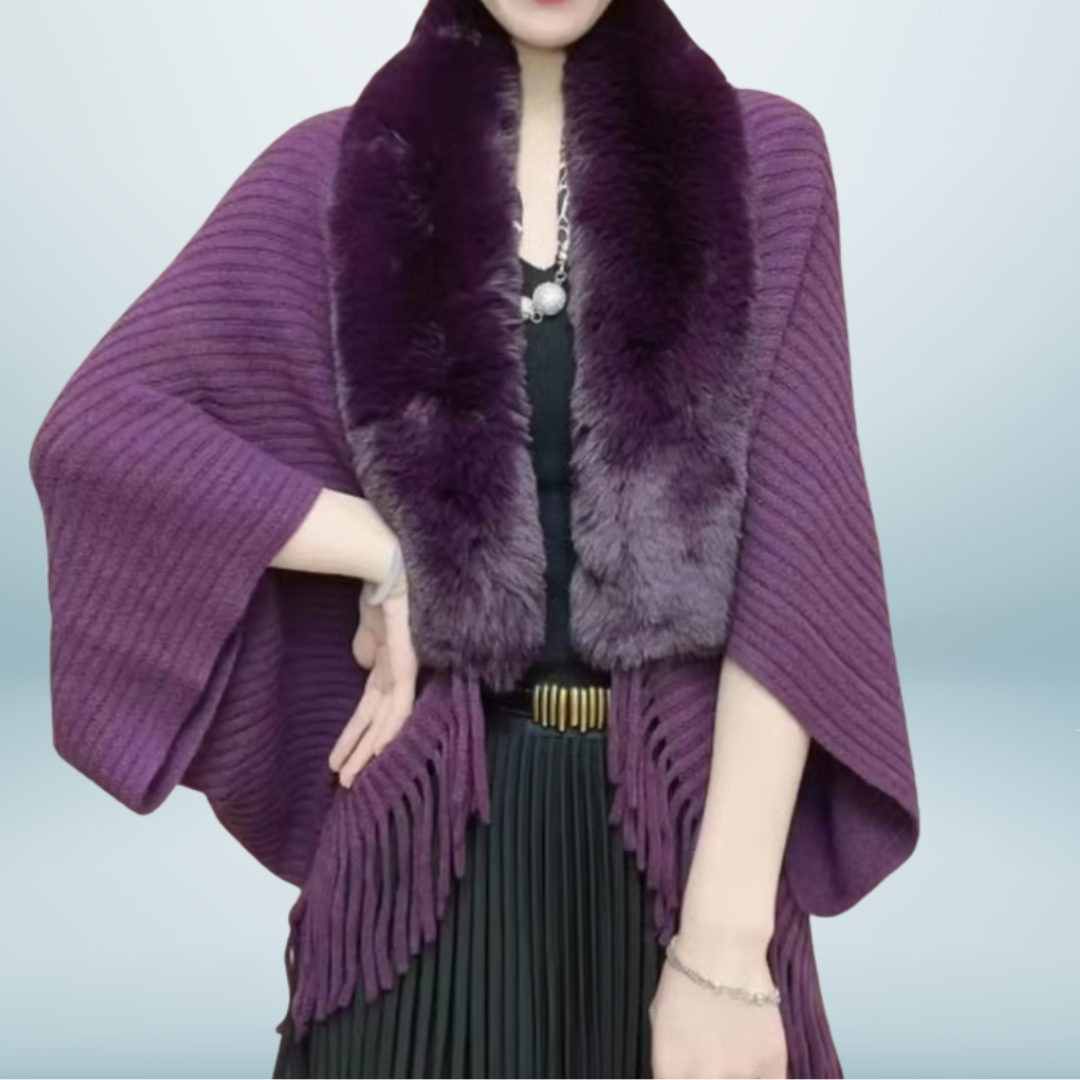 MARIA | Winter knitted shawl