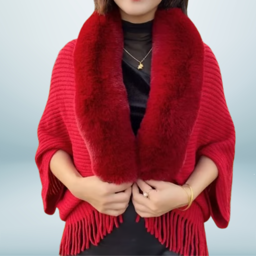 MARIA | Winter knitted shawl