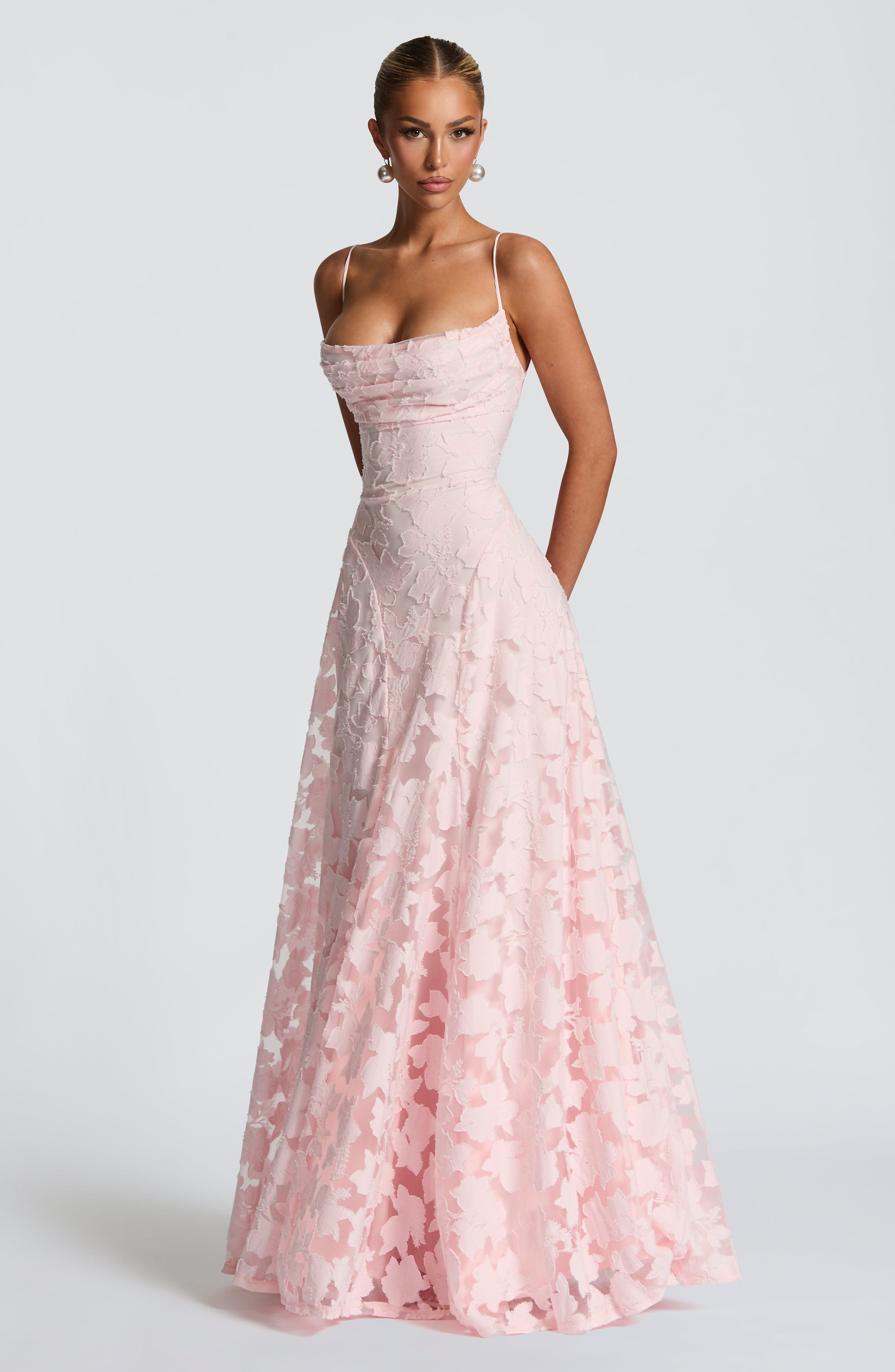 Francisa™ | Long Dress with Lace Corset