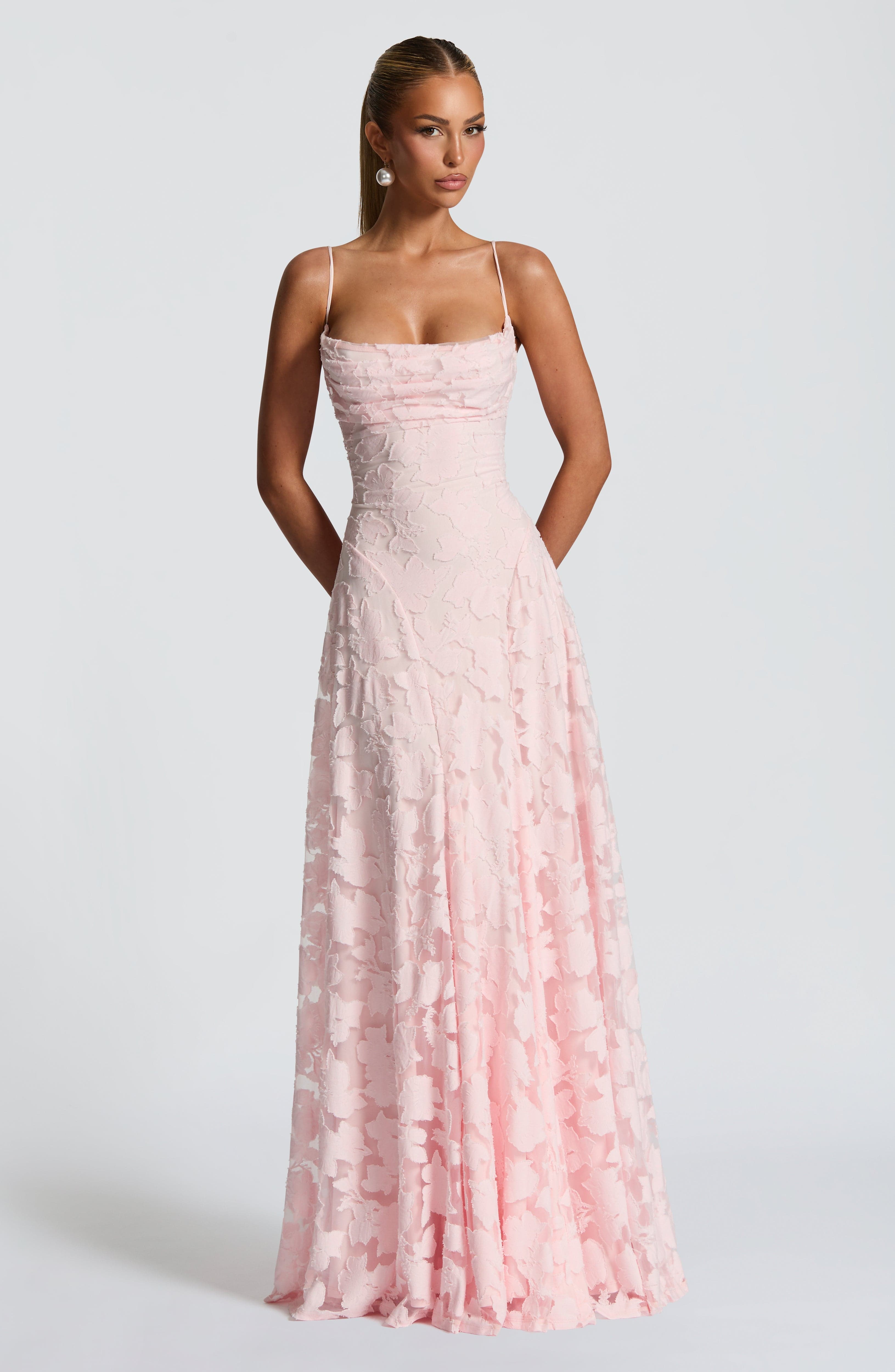 Francisa™ | Long Dress with Lace Corset
