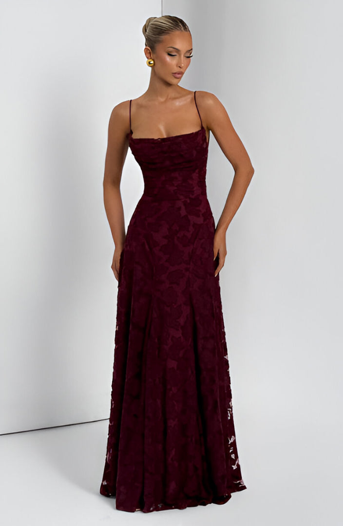 Francisa™ | Long Dress with Lace Corset