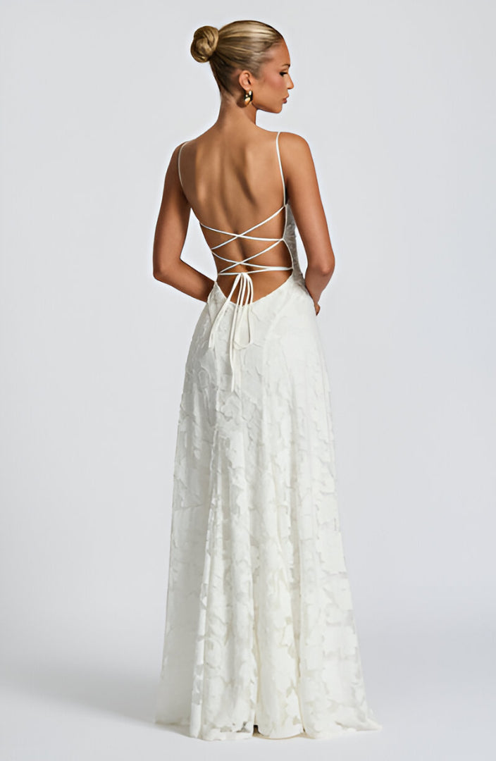Francisa™ | Long Dress with Lace Corset