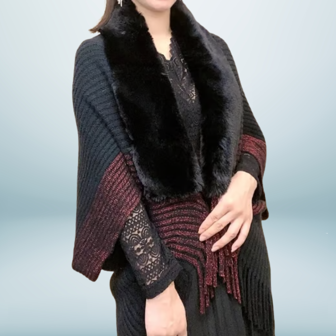 MARIA | Winter knitted shawl