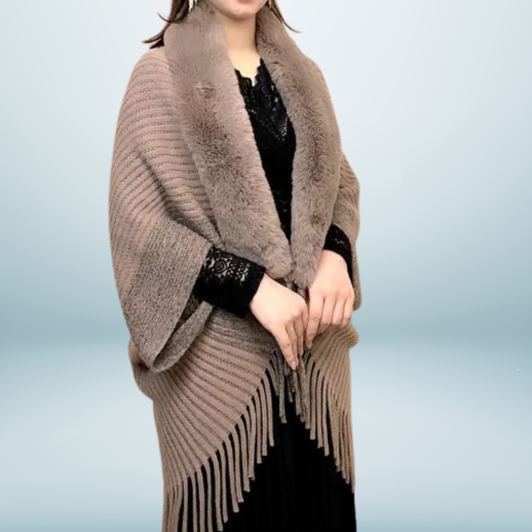 MARIA | Winter knitted shawl