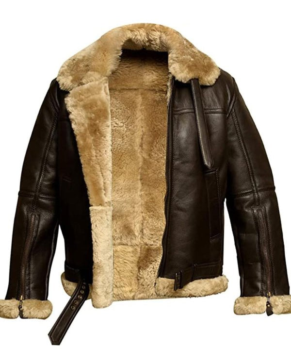 MAVERICK | Padded Leather Jacket