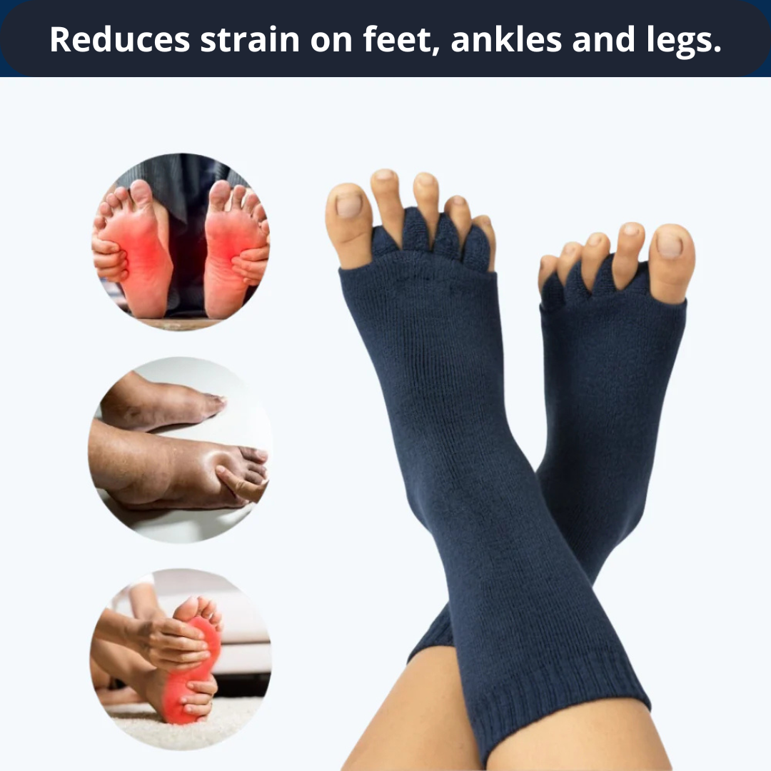 Happy Socks - Reduces pain in feet, ankles, and legs